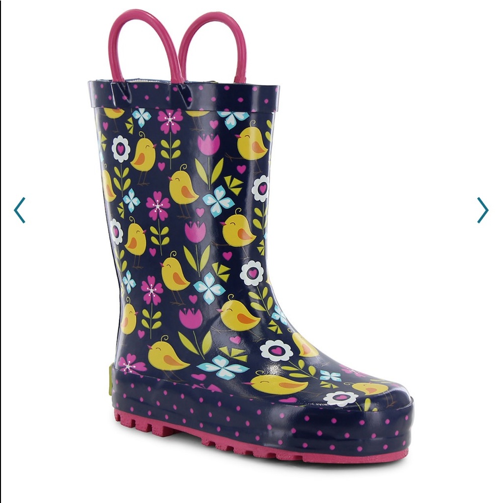 Western Chief 💕🐥🌷Chick Floral Rainboots